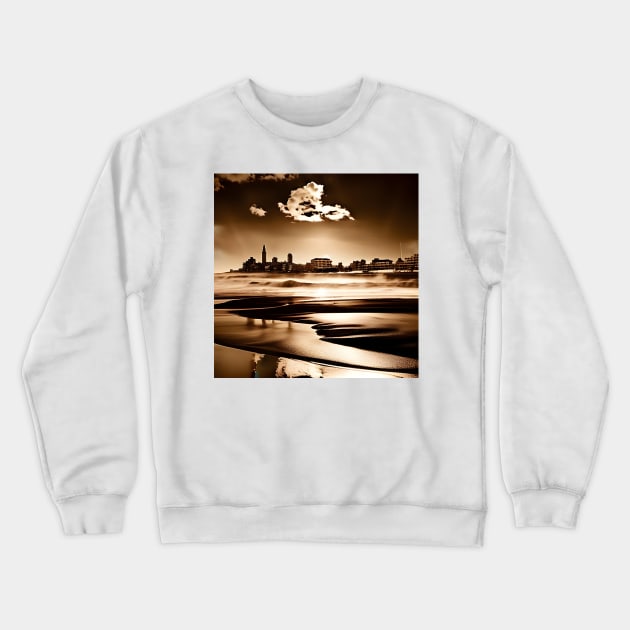 Bondi Beach Sydney Photo Crewneck Sweatshirt by druidwolfart